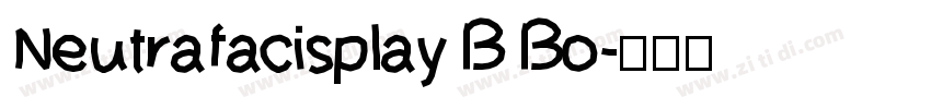 Neutrafacisplay B Bo字体转换